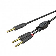 ROXTONE GPTC130/3 аудиокабель Jack 6,3–Jack 6,3, 3 м