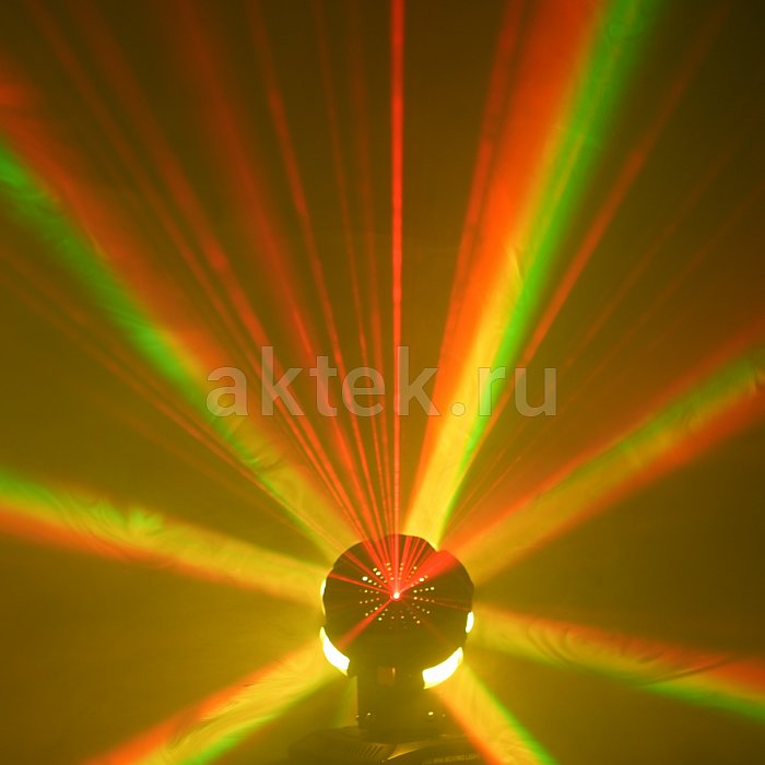 Светодиодная вращающаяся голова с лазером SkyDisco Spin 16 LED RGB 3