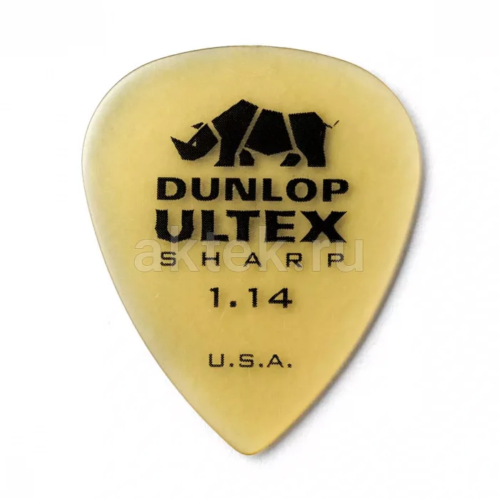 Dunlop 433P114 Ultex Sharp 6Pack медиаторы, 1,14 мм