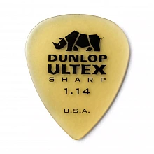 Dunlop 433P114 Ultex Sharp 6Pack медиаторы, 1,14 мм