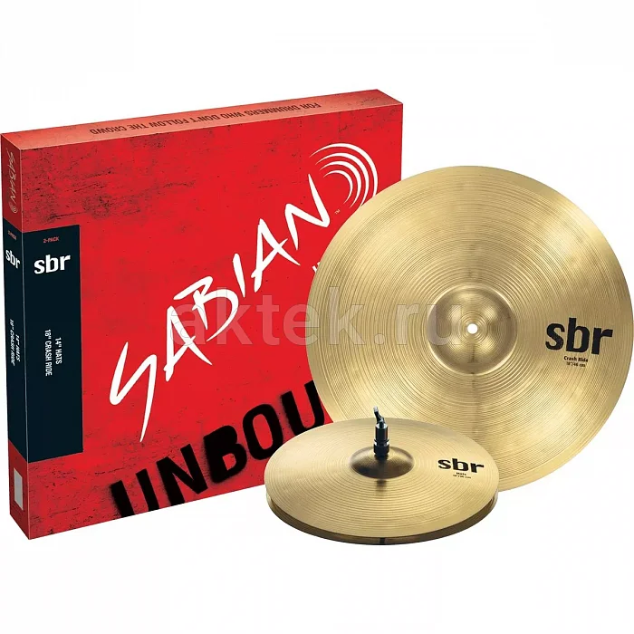 Sabian SBr 2-Pack комплект тарелок хай-хэт и крэш-райд, 14–18″