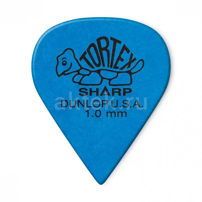 Dunlop 412R100 Tortex Sharp 72Pack медиаторы, 1 мм, 72 шт