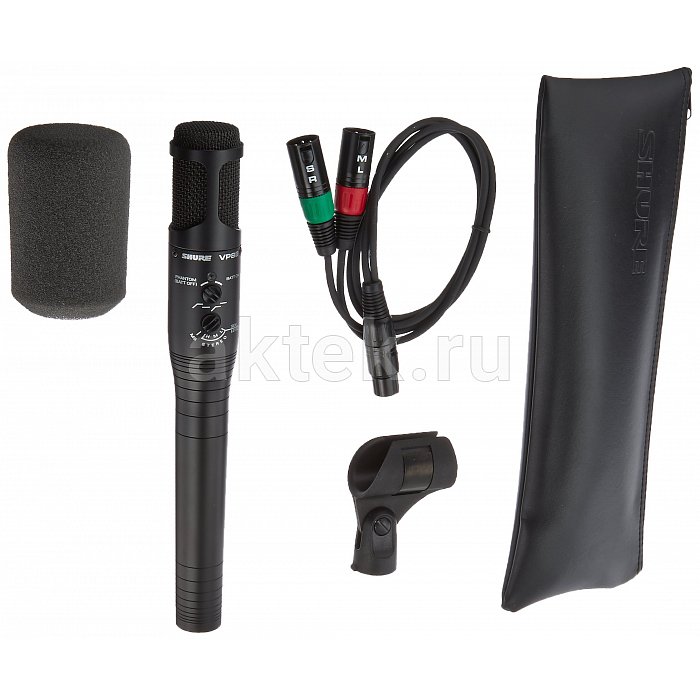 SHURE VP88 конденсаторный стереомикрофон 2 капсюля, 40-20000 Гц 3