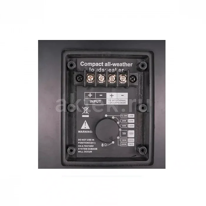 Nordfolk LINE200S настенный громкоговоритель, IP54, 200 Вт 4