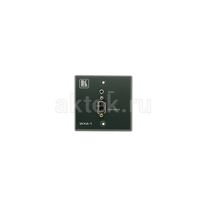 Kramer WXA-1 G Grey настенная панель VGA-F+TRS3.5-F-stereo