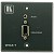 Kramer WXA-1 G Grey настенная панель VGA-F+TRS3.5-F-stereo