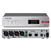 Tascam MM-2D-X Dante-Analogue конвертор с DSP Mixer