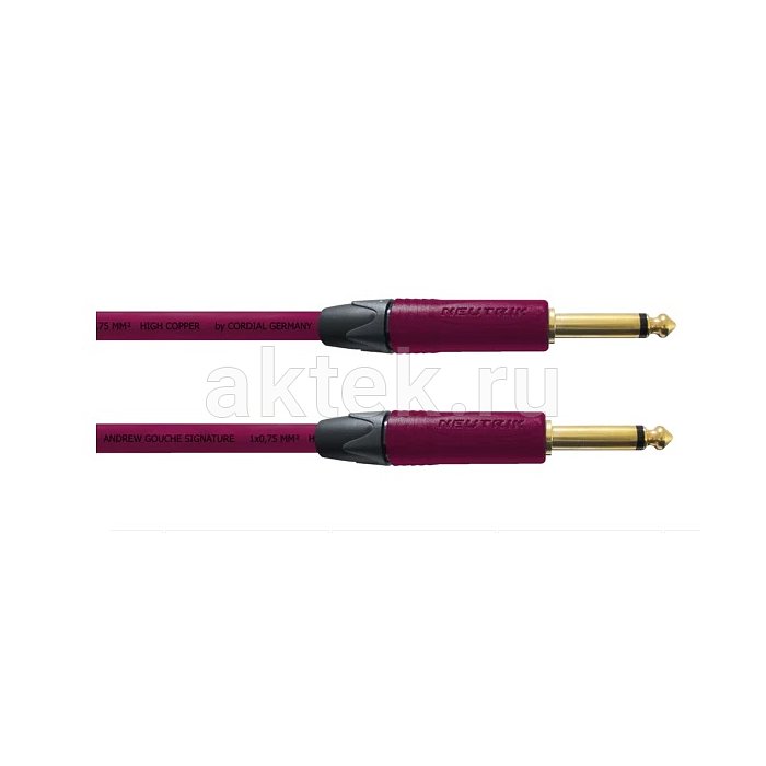 Cordial CSI 7,5 PP ANDREW GOUCHE гитарный кабель Jack TS 6,3(m)/Jack