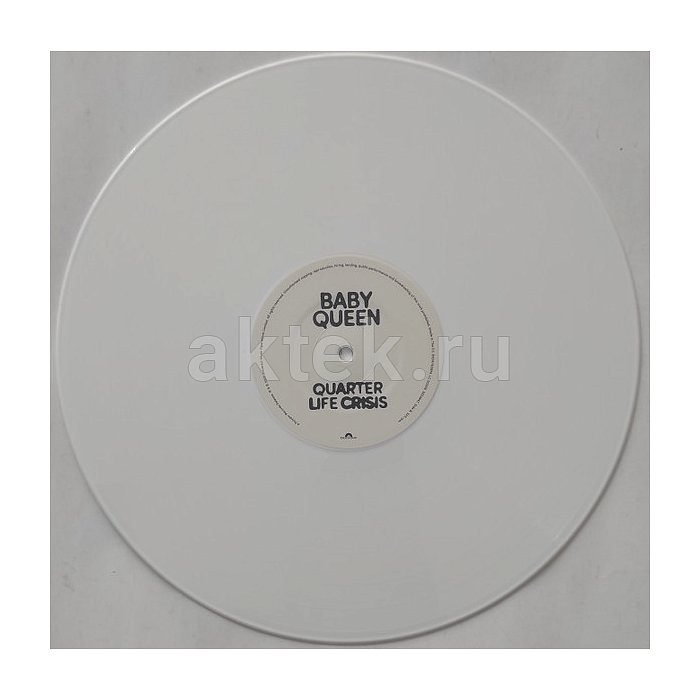 Виниловая пластинка BABY QUEEN - QUARTER LIFE CRISIS 180 GRAM WHITE VINYL 12" 3