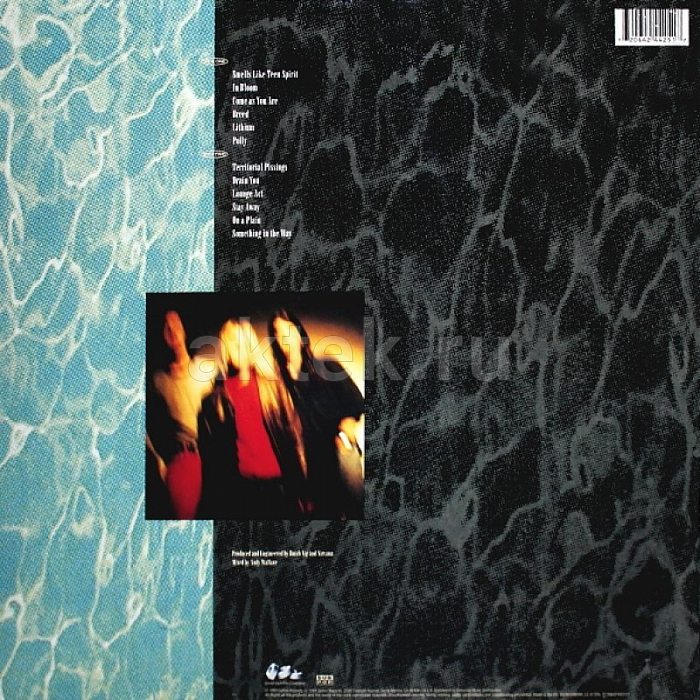 Виниловая пластинка NIRVANA - NEVERMIND 180 GRAM BLACK VINYL 12" 2