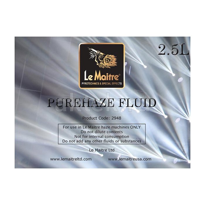 LE MAITRE PUREHAZE FLUID 2.5L концентрат для хейзера 2