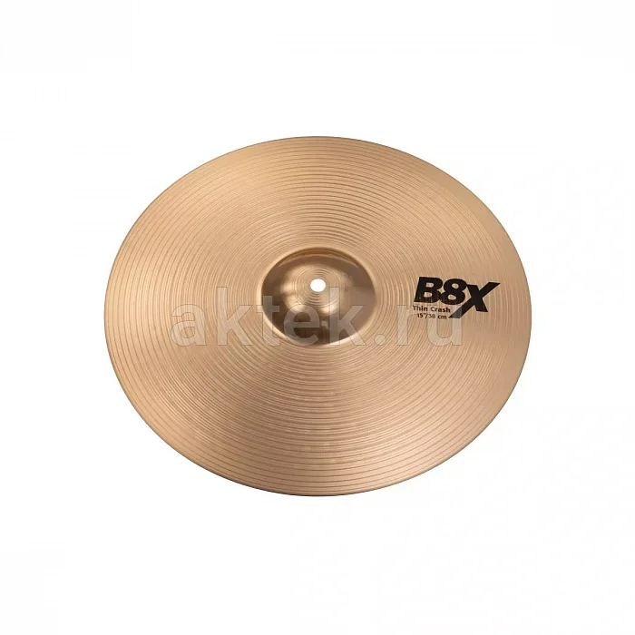 Sabian 15" B8X Thin Crash крэш-тарелка из бронзы B8