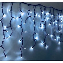 Гирлянда Айсикл (бахрома) NEON-NIGHT 88x7,5 Вт LED 2,4х0,6м белый