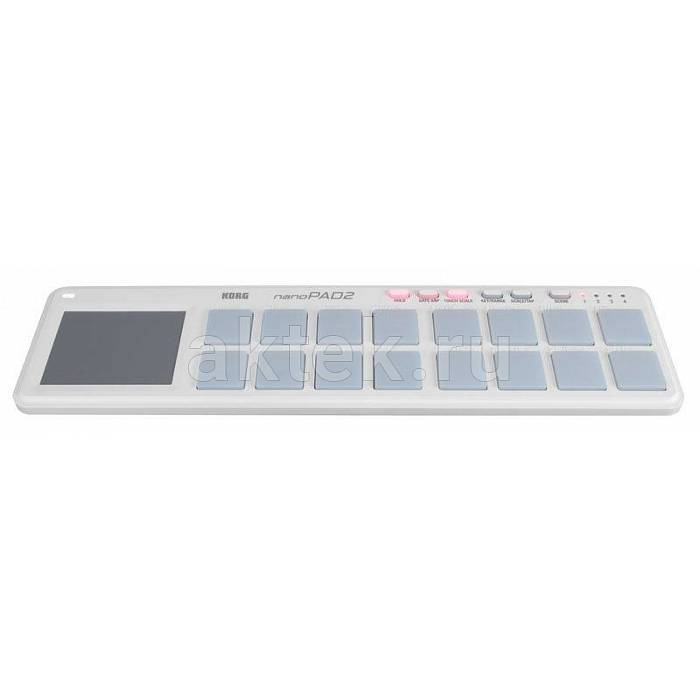 Портативный USB MIDI контроллер KORG NANOPAD2-WH 4