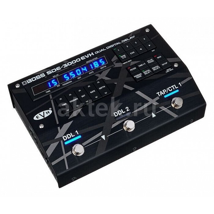 Гитарная педаль дилея Boss SDE-3000 EVH Dual Delay 13