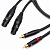 Кабель межблочный Radiotehnika Volna M02 2XLR-2RCA (female) 3 метра