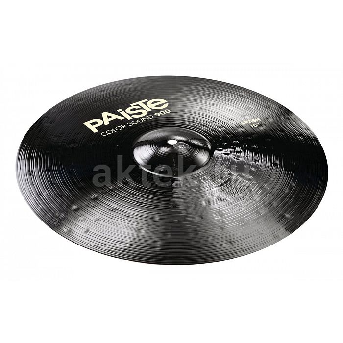 Paiste 16" 900 Color Sound чёрная крэш-тарелка для ударной установки