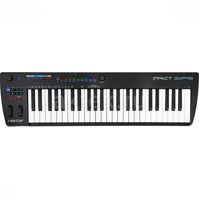 Nektar Impact GXP49 USB MIDI-клавиатура, 49 клавиш, полувзвешенная механика 2