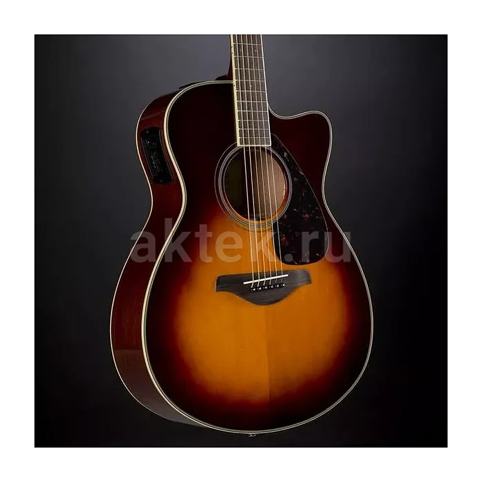 Yamaha FSX820C BS электроакустическая гитара, верхняя дека из массива ели 2