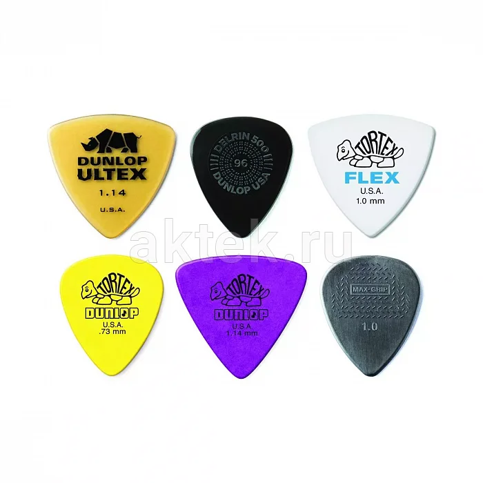 Dunlop PVP117 Variety Bass 6Pack медиаторы, ultex, 6 шт 3