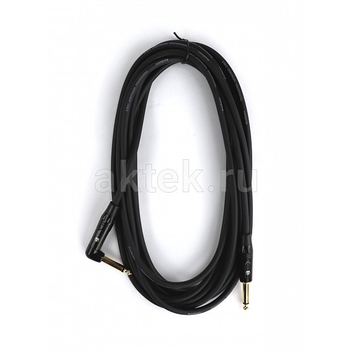 AuraSonics J63J63R-5 гитарный кабель Jack TS 6,3 мм - угловой Jack TS 2