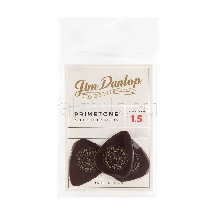 Dunlop 511P150 Primetone Standard 3Pack медиаторы, 1,5 мм, 3 шт 3