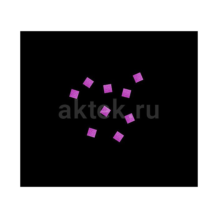 Бумажное конфетти 6х6 мм 1 кг розовый