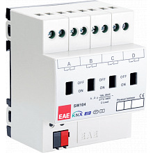 EAE Technology SA104 4-канальный KNX-актуатор 16А DIN4M