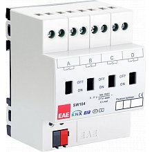 EAE Technology SA104 4-канальный KNX-актуатор 16А DIN4M