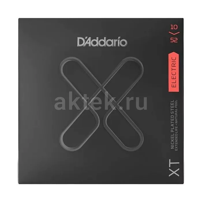 D'Addario XTE1052 струны 10-52 с никелированной обмоткой XT