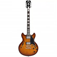 D'Angelico Premier Mini DC Dark Iced полуакустическая гитара, HH