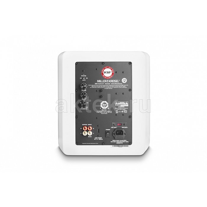 M&K Sound V10+ White Satin/White Cloth активный сабвуфер 10″ 300/600Вт 3