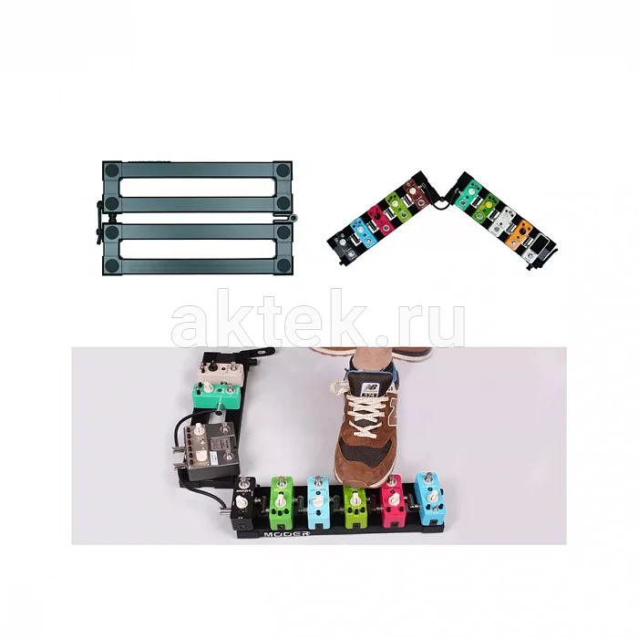 Mooer PB-10 Stomplate складной педалборд для четырнадцати мини-педалей 8