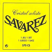 Savarez 570CS Cristal Soliste Yellow high комплект струн, высокое