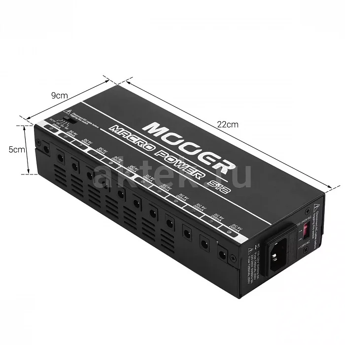 Mooer Macro Power (S12) импульсный блок питания, 12 выходов 5
