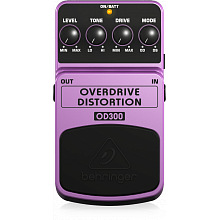 Behringer OVERDRIVE/DISTORTION OD300 педаль 2-режимный 2