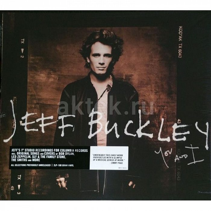 Виниловая пластинка JEFF BUCKLEY - YOU AND I 180 GRAM BLACK VINYL 12" 6