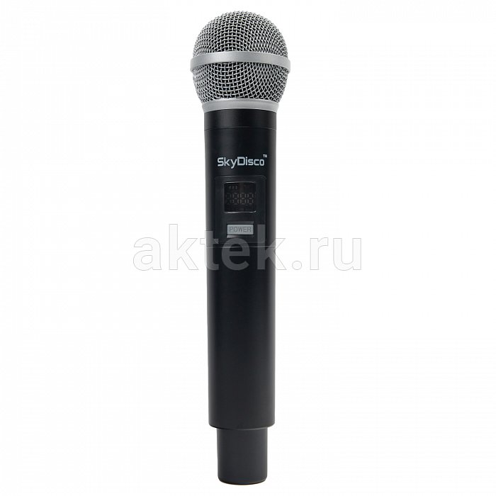 Двухканальная вокальная радиосистема SkyDisco MIC-WL25 с двумя ручными микрофонами 12