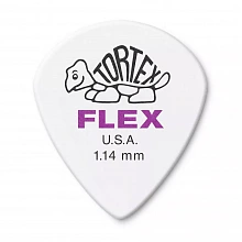 Dunlop 468P114 Tortex Flex Jazz III медиаторы, 1,14 мм
