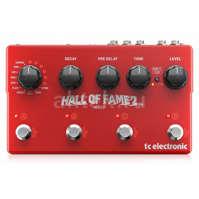 TC electronic HALL OF FAME 2 X4 REVERB педаль эффекта реверберации
