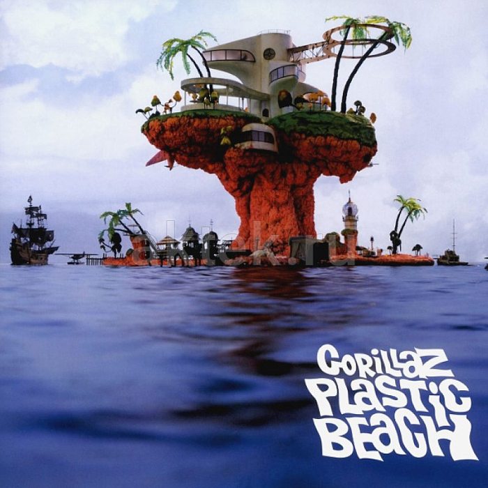 Виниловая пластинка GORILLAZ - PLASTIC BEACH BLACK VINYL 12"