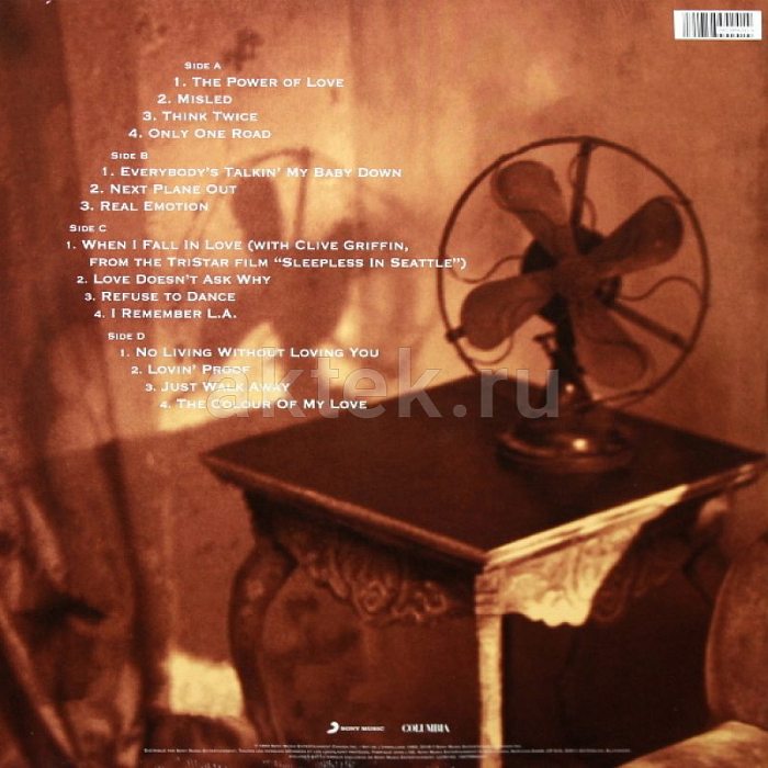 Виниловая пластинка CELINE DION - THE COLOUR OF MY LOVE 180 GRAM BLACK VINYL (25TH ANNIVERSARY) 12" 2