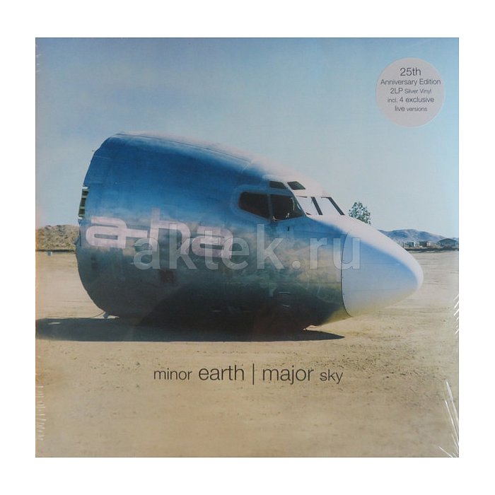 Виниловая пластинка A-HA - MINOR EARTH MAJOR SKY 180 GRAM SILVER VINYL 12"
