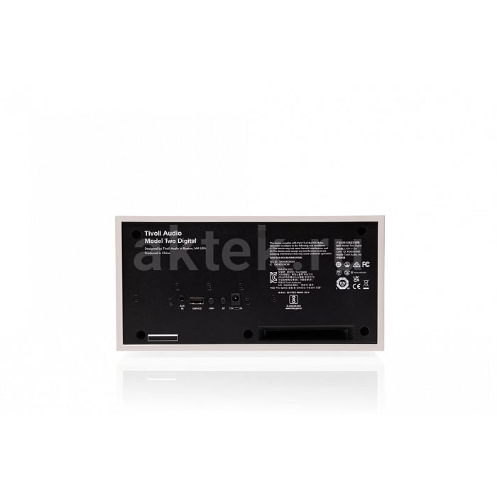 Tivoli Model Two Digital White/Silver активная сетевая колонка 3,5дюйма/20Вт Wi-Fi 4