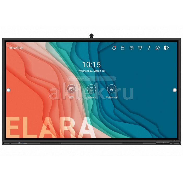 Newline TT-7522Q интерактивная 4K-панель 75″ Android11 с камерой