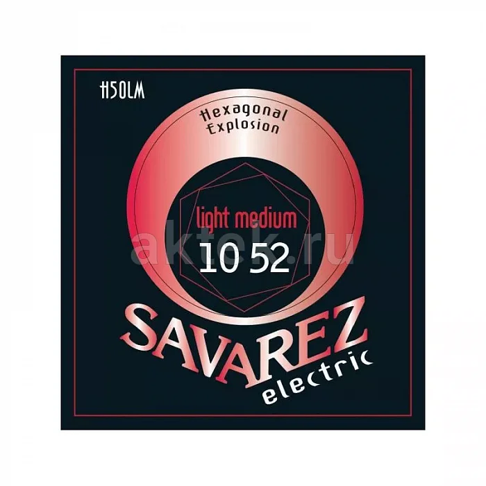 Savarez H50LM Hexagonal Explosion Light Medium комплект струн электрогитары