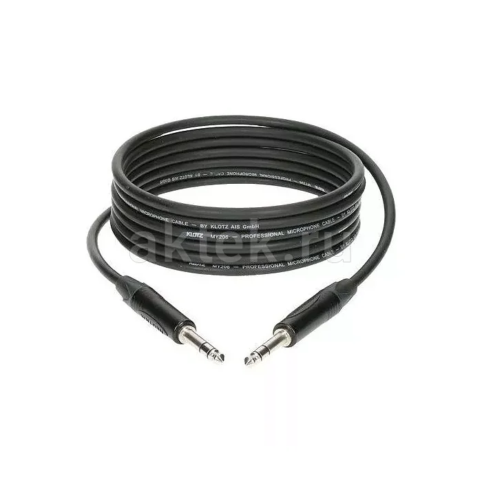 Klotz B4PP1-0500 кабель Jack 6,3–Jack 6,3, 5 м, плетёный экран