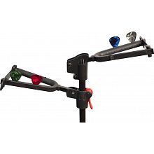 Ultimate Support GS-102 стойка гитарная двойная, чёрный 3