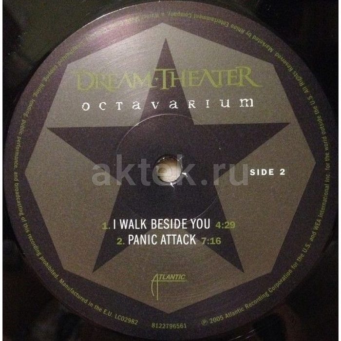 Виниловая пластинка DREAM THEATER - OCTAVARIUM 180 GRAM BLACK VINYL 12" 4