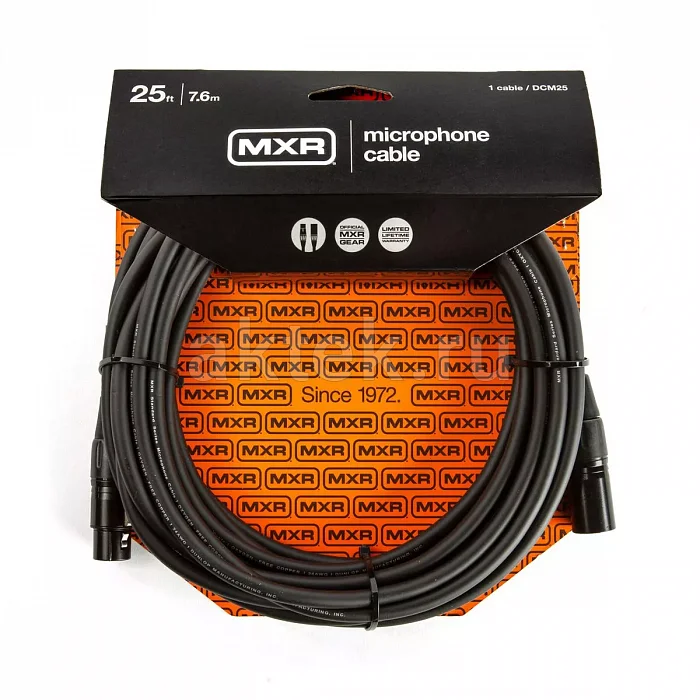 MXR DCM25 Microphone Series микрофонный кабель XLR, 7,6 м